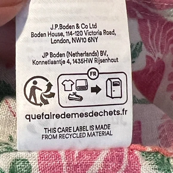 Boden Sienna Linen Shirt in Tropical Paradise - Picture 6 of 6